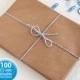 Kraft Envelopes, 100pk, C5 Brown Ribbed Envelopes, 6 3/8" x 9" Envelopes, Kraft Paper Envelopes C5  - PSS014