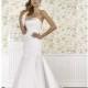 Mermaid Sweetheart Satin Floor Length Court Train Wedding Dress With Buttons - Compelling Wedding Dresses