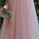 Peach color Floor Length Tulle Skirt,Wedding dress,Premium Quality Tulle,Soft Tulle skirt,Adult tulle skirt,custom made,