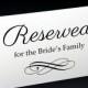 Reserved Signs for Wedding - Reserved Table Sign - Wedding Reception Signs - Table Card - Tent Card - Custom Printed Signage - 5.5 by 8.5 in