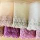Vintage Floral Lace Trim, Wedding Veil Lace Trim, Sewing Trim, 4.1 inches Wide for Wedding Dress, Veil, Costume, Craft Making, 2Yards