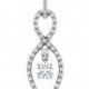 Diamond Infinity Loop Drop Pendant 14k Necklaces for Women, Cyber Monday Deals 2016 Amazon Ebay Walmart Etsy
