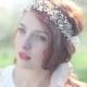 Pearl Wreath - Bridal Headband - Pearl Hair Vine - Pearl Headband - Bridal Pearl Headpiece - Wedding Headpiece - Fresh Water Pearl Headband