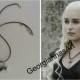 Game of Thrones Jewelry - Daenerys Targaryen Ring + Necklace ! Silver plated pearl ring - Emilia Clarke  - Daenerys/Khaleesi