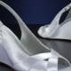 Wedding Shoes - Slingback Wedge Sandal- Custom Colors- PBD103B Women's Bridal Wedge Shoes