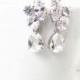 Crystal Bridal Earrings, Bridal Cluster Earrings, Bridesmaids Earrings, Crystal Bridal Earrings, Crystal Studs