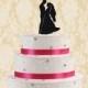 Modern cake topper wedding-bride and groom hug cake topper-funny silhouette cake topper for wedding-rustic cake topper-unqiue toppers