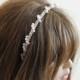 Wedding Crown, bridal tiara, headpiece, Bridal Hair Accessory,  Hair Wreaths, Rhinestone and Pearl, headband, Wedding hair Accessories, etsy