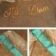 Combo Monogrammed Satin Sash & Future Mrs. Veil -Bachelorette Party or Bridal Shower Gift for Bride - Design Your Own, Personalized