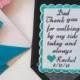 Personalized Wedding Tie Patch For Daddy-Wedding Gift For Dad-Memorial Gift-Embroidered-Adhere On-Sew On -Free Wedding Gift Box