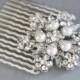 Bridal Comb Wedding Hair Accessories Pearl And Rhinestone Hair Comb Wedding Hair Comb Wedding Headpieces