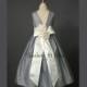 TINA Silk dupioni shantung flower girl dress - sizes 6 months to 8 in your choice of over 40 colors