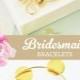 Bridesmaid Jewelry Bridesmaid Bracelet Bridesmaid Jewelry Set (EB3144WC) Initial Bracelet
