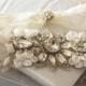 Heirloom Wedding Garter Set in Ivory  - Soft Ivory (Made to Order)