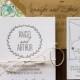Letterpress Wedding Invitation: Floral and Nature Inspired