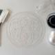 Round Ornament cake. Round stencil for cake decoration. Serial number- R021