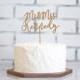 Mr and Mrs Cake Topper,  Custom Wedding Cake Topper, Custom Last Name Cake Topper, DIY Cake Topper