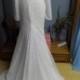 Aliexpress.com : Buy O Neck V Back Long Sleeves Trumpet Mermaid Lace Wedding Dresses with Belt from Reliable wedding dress red flowers suppliers on Gama Wedding Dress