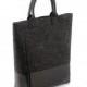 Wool Felt Bag Simple Felt Bag Black Elegant Bag for Woman Girlfriend Gift Christmas Gifts Travel Bag Grey Bag for Shopping
