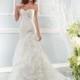 Elegant Organza Sweetheart Neckline Natural Waistline Mermaid Wedding Dress - overpinks.com