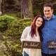 2pc Wooden Wedding Sign/He Asked I Said About Time! Sign/Wedding Photography Prop - MULTIPLE CUSTOM OPTIONS