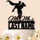 Mr and Mrs Superman With Last Name Wedding Cake Topper