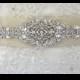 Margaret Wedding Dress Beaded Jeweled Crystal Belt Sash Applique Embellishment