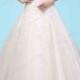 H1461 Princess a line wedding dress with cap sleeves