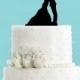 Army Groom and Bride Acrylic Wedding Cake Topper