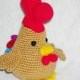 Crochet rooster Amigurumi rooster Stuffed crochet chicken Gift ideas Colorful rooster Kawaii rooster toy rooster new year symbol