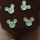 Mickey Mouse Disney Crystal Rhinestone Hidden Mickey for Wedding Bridal Bouquet in Elsa Mint