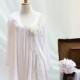 Rusmantic White Cotton Short Wedding Dress, Boho Rustic Wedding Dress, Bridal Gown, Hippie Bride, Beach Wedding Dress, Bohemian