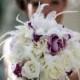 TRUE LOVE  Wedding Bouquet With Feather Accents