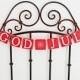 FREE SHIPPING, God Jul banner, Merry Christmas sign, Holiday decoration, Merry Christmas garland, Holiday photo prop, Red & white, Snowflake
