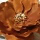 Gold Flower Pin Or Hair Clip