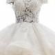 Lovely Off-the-shoulder Applique Short Wedding Dresses AM478