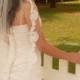Waltz Wedding Veil with Double Cut French Alencon Lace - Bridal Veil - Spanish Mantilla - Luxor