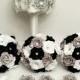 Bridal Party  Bouquet and boutonniere Package - Customize to your colours