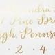 Wedding Calligraphy Envelope Addressing - Gold Modern Calligraphy - Wedding Invitations - Manitou Springs Style