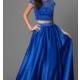 Dave and Johnny Cap Sleeve Two Piece Dress with Bead Accented Bodice - Discount Evening Dresses 