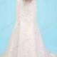 H1455 Sexy illusion halter neck lace mermaid wedding dress