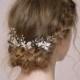 Pearl hair pins, wedding hair pins, decretive pins, pearl and silver pins, flower hair pins, flower pins