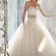 Mori Lee 1959 Lace Tulle Ball Gown Wedding Dress - Crazy Sale Bridal Dresses