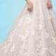 H1454 Feminine one shoulder princess ball gown wedding dress