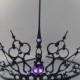 Purple Gothique - Black Filigree Gothic Tiara Evil Queen Crown Evil Queen Tiara Once Upon a Time - Made to Order