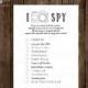 I SPY Wedding Photography Game - Children's Game card - Photo scavenger hunt checkoff list - Instant Download - PDF