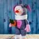 Best price! Snowman Norman. Snowman in pajamas. Textile toy Snowman tilda. Soft toy Tilda toy. Winter toy. Rag toy. Сloth toy. Christmas toy