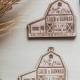 Custom Engraved Save the Date,  Barn Wedding Invitation, Wood Magnet Invitation, Wood Invitation, Wedding Favor