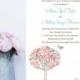 Cute Wedding Invitation - Charming, Soft Floral Theme - Pink Wedding Invitation - Sweet Wedding Invitations