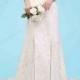 H1451 Beautiful strapless modifed a line lace wedding dress